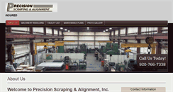 Desktop Screenshot of precisionscrapingandalignment.com